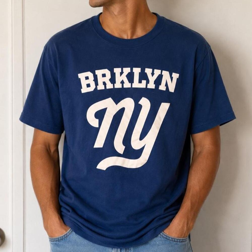 Mens brooklyn ny graphic t shirt